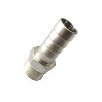 Raccord rapide en laiton pour tuyau, filetage mâle Bpst Bspp Npt 1/8 1/4 3/8 1/2, connecteur de tuyau à enfoncement