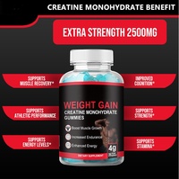 Gommes adultes à prise de poids Créatine Monohydrate Booster la croissance musculaire Augmentation de l'endurance Énergie