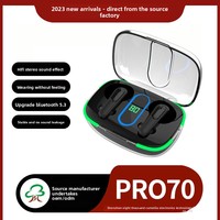 Écouteurs ANC True Wireless Auricolari avec affichage LED de la puissance, écouteurs intra-auriculaires avec microphone intégré, écouteurs très vendus