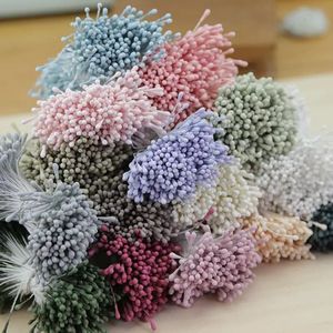 Diy Korean Style Matte Match Head <b>Flower</b> Stamen <b>Artificial</b> <b>Flower</b> Core Jewelry Accessories Multiple Colors Wedding Handmade - Product Image 4