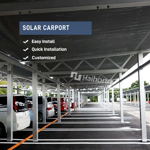 Estacionamiento solar para automóviles Estacionamiento solar Solución simple y segura Riel solar Soporte de panel solar de aluminio - Product Image 3