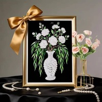 Décoration murale personnalisée en gros pour la maison, peinture diamant DIY, perles, cristaux de forme régulière, sujets animaux