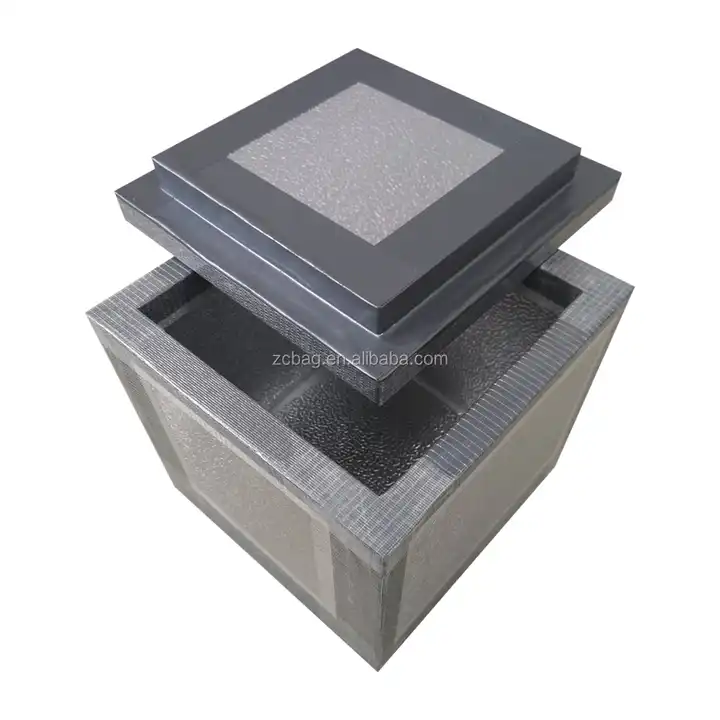 Wholesale Thermische Kühlbox Well pappkarton Aluminium folie