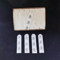 Boîte de 600 mini-sacs en papier imprimés multi-tailles, enduits de cire, avec fermeture à bouton, jetables, 36 boîtes/carton, pour médicaments et pilules