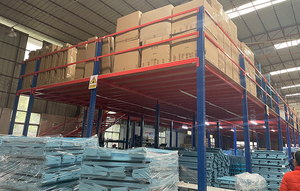 הספק אמין של פלטפורמה פלדה רב ברמה של הספק מוגן מחסן מיסוך מערכת עם מבנה צלחת פלדה - Product Image 3