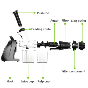 Big Mouth Slow Juicer Masticating Cold Press Slow Juicer Extractor Automatic Juicer <b>Machine</b> for Carrot Orange - Product Image 5