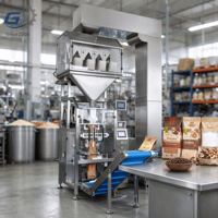 Machine d'emballage de dumplings Doypack, machine de remplissage et de scellage automatique de sachets, machine d'emballage sous vide pour grains de café, facile à utiliser, avec moteur