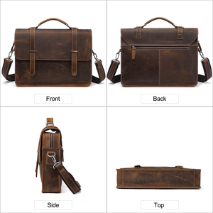 Sac <span class=keywords><strong>pour</strong></span> <span class=keywords><strong>ordinateur</strong></span> portable <span class=keywords><strong>pour</strong></span> hommes d'affaires, sac à bandoulière en <span class=keywords><strong>cuir</strong></span> véritable <span class=keywords><strong>pour</strong></span> <span class=keywords><strong>ordinateur</strong></span> de bureau, sac <span class=keywords><strong>pour</strong></span> hommes, sac à main, mallette en <span class=keywords><strong>cuir</strong></span> Crazy Horse - Product Image 2