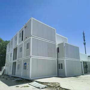 ห้องรับแขกโรงแรมขนาด20ฟุต40ฟุตอาคารหอพักสำเร็จรูป2 <span class=keywords><strong>3</strong></span><span class=keywords><strong>ชั้น</strong></span>สำนักงานหอพักสำหรับการประกอบ - Product Image 4