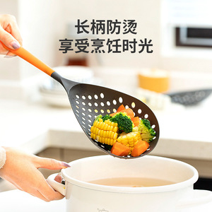 Filter Spoon With Long Handle Non Slip For Dumplings Wontons Glutinous Rice Balls - Product Image 2