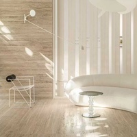 Projet de villa à Sydney, Australie : Travertin italien ivoire romain sur mesure pour murs et sols, décoration intérieure.