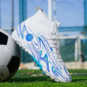 Zapatillas de Fútbol Transpirables para Niños y Jóvenes, con Tacos Largos, para Entrenamiento Deportivo, Botas de Fútbol de Caña Baja para Estudiantes - Product Image 4