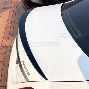 Aileron de coffre arrière en fibre de carbone pour Mercedes Benz Classe C berline W205 2015-2021 Déflecteur style C63s AMG PSM Noir brillant - Product Image 4