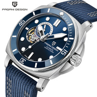 Montres mécaniques automatiques PAGANI DESIGN 1736 PD1736 pour hommes, nouvelles, avec aiguilles lumineuses, étanches, bracelet en nylon, montre-bracelet Reloj