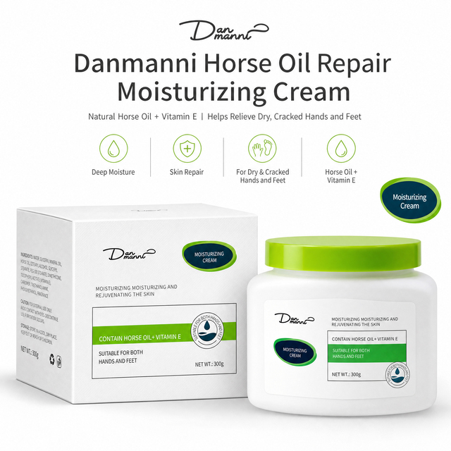 ODM/OEMHorse Oil Repair Moisturizing Cream 300g with Vitamin E for Dry Cracked Hands & Feet Deep Hydration Skin Care Wholesale