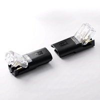 Connecteur de câblage rapide 2 broches à double cœur, conception plug-and-play, sans dénudage de fils requis, 6-9A, pour éclairage LED D2
