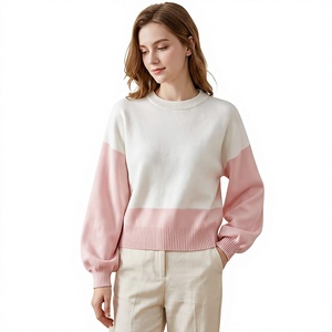 Suéteres de Punto Holgados para Mujer, Otoño, Casual, Manga Larga, Logotipo Personalizado, Color Personalizado, Marca Personalizada, Transpirables, de Poliéster - Product Image 1