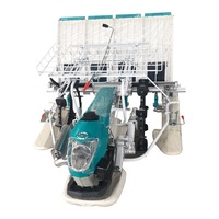 Transplanteuses de riz manuelles à manivelle, 4 rangs, espacement de 300 mm, pour plantation uniforme et espacement régulier, vente en gros OEM ODM