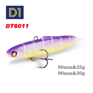 D1 Fishing Silicone Bait Wobblers Balancer Fishing 80mm/25g 90mm/30g esche VIB affondanti per basso