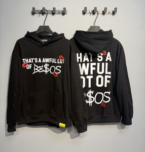 Gran oferta de algodón 100% de alta calidad que es un montón de COUPH SYRUP High Street Alphabet Trendy Brand Loose Casual Hoodie para hombres - Product Image 1