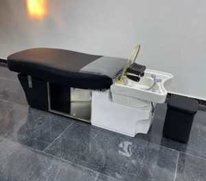 เก้าอี้สปาหัวแชมพูแบบไทยญี่ปุ่นที่ทันสมัยเก้าอี้ร้านเสริมสวยหนังสังเคราะห์แบบมืออาชีพถังเก็บน้ำหรูหราสปา - Product Image 6