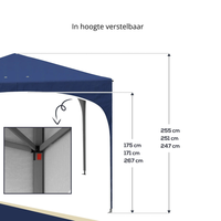 Tente de promotion extérieure pliable sur mesure, tente de réception commerciale pour événements