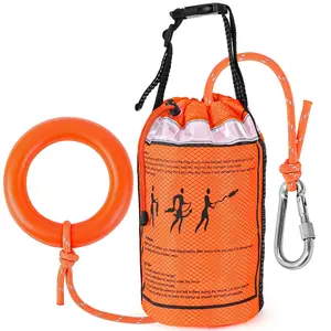 皮划艇水上救援投掷袋安全投掷绳袋筏船便携式漂浮投掷袋设备