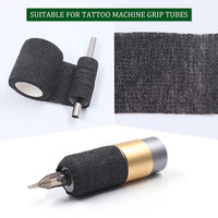 Ruban de tatouage auto-adhésif personnalisé sans latex, bandage élastique cohésif, 5cm x 4.5m, multicolore pour poignée de couverture