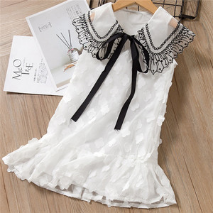 Vestido de Princesa Blanco para Niñas de 6 Años con Encaje, Venta al Por Mayor en China - Product Image 2