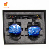 Lentille de projecteur LED triple couleur super lumineuse 80W 6000K 9-60V phare antibrouillard pour camion Jetour pour moteur de voiture à l'extérieur de la suspension avant