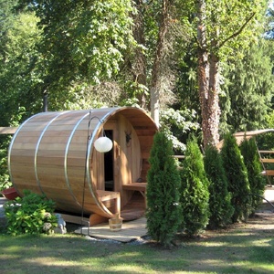 <span class=keywords><strong>Sauna</strong></span> de <span class=keywords><strong>Barril</strong></span> de Madera Maciza de Alta Calidad para Relajación al Aire Libre en Venta Directa de Fábrica - Product Image 3