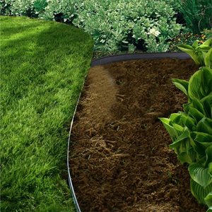 Bordure de paysage de 60 pieds de longueur sans creuser Kit de bordure de jardin comprenant 54 pointes, clôture de bordure de cour de qualité supérieure PE Carton plastique BSCI - Product Image 5