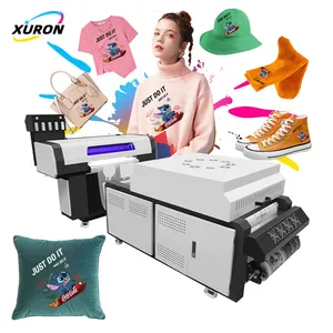 Automatic T-Shirt Printer with Multicolor and 600mm Print Dimension Low Power Consumption DTF Transfer Printing Machine