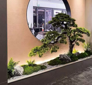 Künstliche Pflanze Tanne Podocarpus Großer Baum Simulation Yacca Bonsai Kiefer Topiary Landschaftsgestaltung Grünzeug für Innen- und Außendekoration - Product Image 6