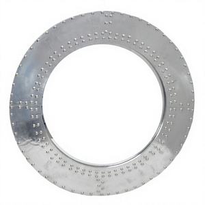 Espejo contemporáneo redondo para decoración de pared, artesanía, tema de aviación, espejo de Metal decorativo, montaje en pared, espejo de baño, decoración del hogar - Product Image 1