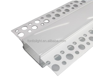 Profilo LED Incassato Stile Moderno con Copertura <span class=keywords><strong>in</strong></span> <span class=keywords><strong>Alluminio</strong></span> e Driver Interno, Profilo a T Triangolare/Ad Angolo per Illuminazione - Product Image 1