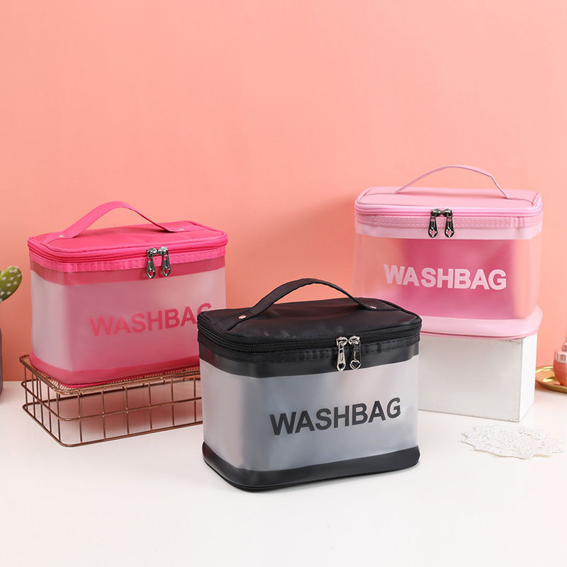 Factory Customized Logo Washbag Portable Pvc
