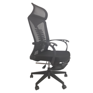 เก้าอี้สำนักงานตาข่ายปรับระดับความสูงได้ หมุนได้ ยี่ห้อ KEDE รุ่น Comfortable พร้อมที่พักเท้า เหมาะสำหรับผู้บริหาร ออกแบบตามหลักสรีรศาสตร์ - Product Image 2