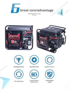 사일런트 디젤 발전기 휴대용 110V <span class=keywords><strong>220V</strong></span> 380V 가정용 자동 시동 ATS 저소음 전기 시동 시스템 - Product Image 5