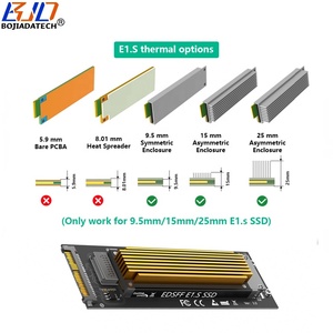 공장 도매 U.2 SFF-8639 인터페이스-NVMe 룰러 1U GEN-Z EDSFF 숏 E1.S SSD 캐리어 어댑터 카드 - Product Image 4