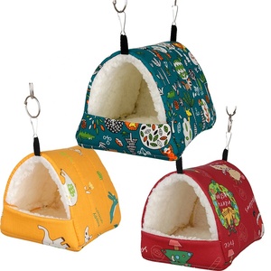 Bequemes Hamster bett Plüsch Weich hängendes kleines Haustier Kaninchen Meers chweinchen Haus für Käfig - Product Image 1