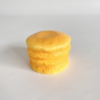 Jouet Squishy Soufflé en Gros, Simulation Gâteau à Rebond Lent, Jouet Anti-Stress Doux à Presser, Décoration Crème aux Fruits, Jouet Anti-Stress