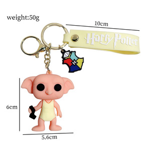 Porte-clés <span class=keywords><strong>Harry</strong></span> <span class=keywords><strong>Potter</strong></span>, figurines mignonnes Ron, <span class=keywords><strong>Hermione</strong></span>, Voldemort, Gollum, pendentif de sac - Product Image 6