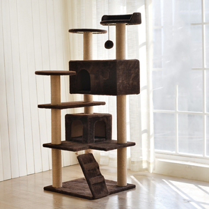 <b>Cat</b> <b>Scratching</b> <b>Post</b> for the Wall <b>Large</b> <b>Cat</b> Scratcher Tree Tower Wooden Big <b>Cat</b> Tree House - Product Image 3