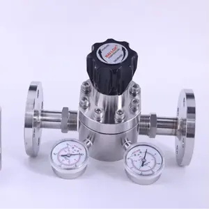 NAI-LOK Stainless steel 316 3000psi inlet High flow flanged connection CNG regulator air pressure regulator 3000pis 1 inch