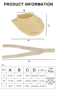 Penopang sendi CMC penjepit Arthritis jempol penjepit plastik lunak & keras Compose dengan lengan kompresi jempol - Product Image 2