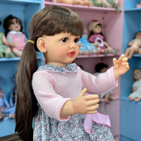 Muñeca Reborn Sunnyfan W-2189 de 55 cm, Juguete de PVC Suave, Simulación de Bebé, Muñeca de Niña de 22 Pulgadas, Venta al Por Mayor