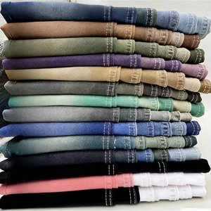 Tessuto Denim Grezzo Ultra Morbido Colorato Leggero Antistatico Resistente all'Abrasione per Abbigliamento Non Elasticizzato - Vendita all'Ingrosso - Product Image 1