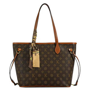 Sac fourre-tout en cuir PU de luxe vintage floral 2025, grand format, imperméable, antivol, pour l'été - Product Image 4