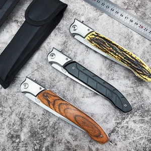 Couteau de poche EDC polyvalent pour l'extérieur, outil de survie et de chasse, couteau pliant multi-usage portable en acier inoxydable 420, DIY - Product Image 5